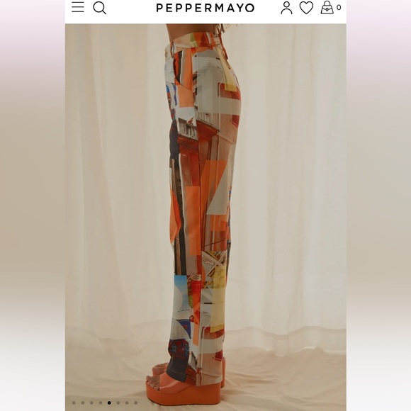 Peppermayo Ticket to Nowhere Pants - PM Film Graphic - Picture 2 of 7